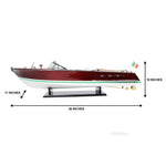 Handcrafted Riva Ariston Model Boat – Exclusive Collector Edition – 10 Inch Height