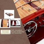 Ariston Speed Boat Model – Hand-Built Collector Edition – 10 Inch Height