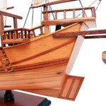 Chinese Junk Boat Model – 27 Inch Handcrafted Wooden Display