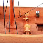 Wooden Chinese Junk Ship – Natural Finish – Historical Replica