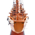 Chinese Junk Boat – Handcrafted Wood Model – 27 Inch Decor