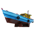 South Vietnam Refugee Boat Model – Wooden Fishing Boat Replica – 28 Inch