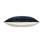 Black and white pillow on a white background