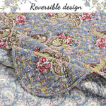 Scalloped Edge Quilt Set – Vintage Floral Design