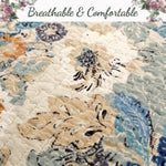 Floral Patchwork Quilt Bedding Classic Bedroom Decor