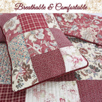 Vintage Floral Quilt Set – Classic Bedroom Bedding