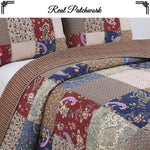 Reversible Cotton Patchwork Quilt – Vibrant Bedroom Decor