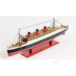 Collector Ship Set: Queen Mary Model with Display Case – 15” Height