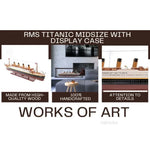 RMS Titanic Midsize Wooden Ship Model – 16 Inch Handcrafted Display Piece