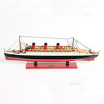 Maritime Display Set – Queen Mary Midsize Ship Model in Case – 16 Inch