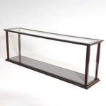 Elegant Queen Mary Model with Glass Display Case – 16 Inch Wooden Ship