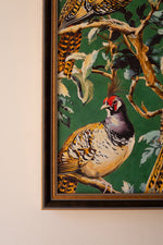 Acrylic canvas painting of pheasant