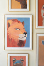 Gallery wall animal portraits set