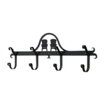 Cabin Style Metal Coat Bar 24 Inch Organizer