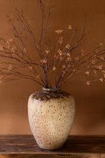 Multi-Tone Ceramic Urn – 15x11x15 Inch – Rustic Textured Finish