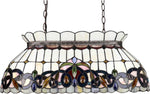 Handcrafted Floral Glass Pendant Light for Dining or Bar