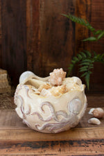 Coastal Ceramic Octopus Vase – Ocean Decorative Display by Kalalou
