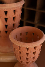 Terracotta-Finish Concrete Urns 12