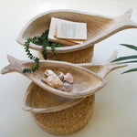 Coastal Wood Serving Trays in Fish Shape