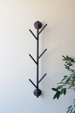 Industrial Iron Peg Rail – Wall-Mount Organizer for Coats