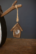 Winter Wood Snowman with Jute and Faux Fur Accents Christmas Display