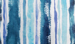 Bold Blue Striped Doormat – Cozy Living Indoor/Outdoor Welcome Mat