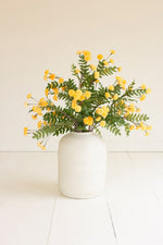 Yellow Bendable Stem Spray – 32 Inch