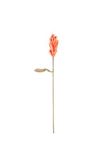 EVA Foam Floral Accent – Flexible Orange Stem