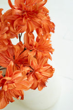 EVA Foam Orange Floral Accent – Flexible Stem