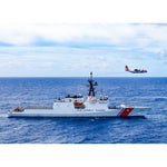 Custom USCGC Kimball Ship Replica – Handcrafted Wood Naval Model, 30