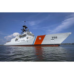 Eco-Defense Naval Model – USCGC Stone WMSL-758 Handcrafted Ship, 30” Display