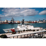 Wooden Military Ship Model – USCGC Stone Legend-Class Cutter for Nautical Décor