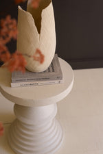 20.5-inch tall stone side table