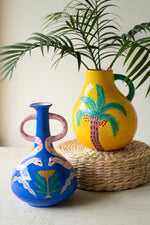 Ceramic Vase with Snake Motif – 10.5