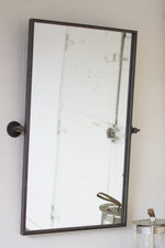 Gunmetal Wall Mirror – Adjustable Tilt Arm Mirror