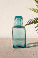 Modern Square Carafe with Drinking Cup Lid