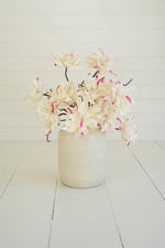 Pink & White Faux Floral Stem – Set of 6