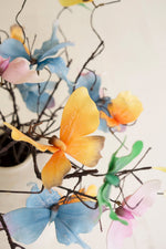 Tall colorful butterfly botanical accent
