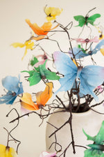 Whimsical faux butterfly botanical by Kalalou