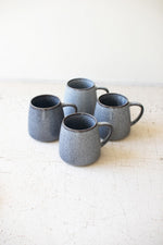 Everyday Stonewash Ceramic Cups – Set of Four