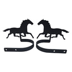 Ranch Style Horse Window Tie Backs – Iron Hardware