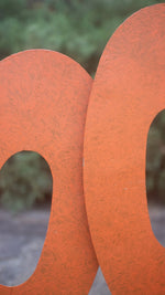 Painted Boo Yard Stakes – Metal Halloween Lawn Decor by Kalalou