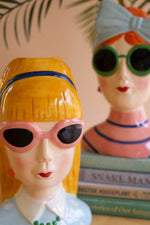 Unique Retro-Style Vases with Sunglasses – Playful Indoor Accent