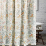Greenland Home Fashions Cottage Style Bath Curtain with Floral Print