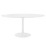 Modway Lippa 60" Round Wood Top Dining Table