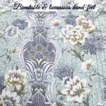 Cotton Floral Quilt – Reversible Bedspread Style