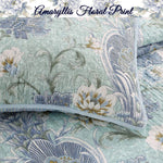 Porcelain Vase Floral Quilt – Casual Bedroom Bedding