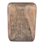 Authentic Solid Wood Stool with Natural Cracks