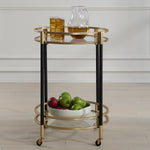 Grace Feyock Designed Dolly Bar Cart for Entertaining