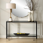 Minimalist Iron Console Table for Hallways or Living Rooms